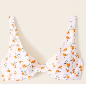 Abercrombie peach bikini top